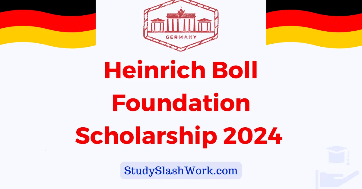 Heinrich Boll Foundation Scholarship 2024