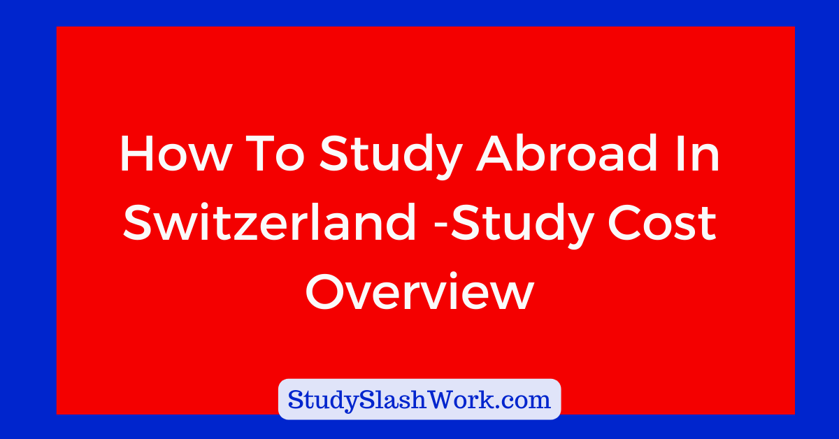 how to study abroad