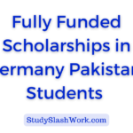 Fully Funded Scholarships in Germany for Pakistani Students 2024