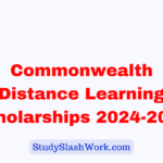 Commonwealth Distance Learning Scholarships 2024-2025