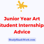 Junior Year Art Student Internships Advice